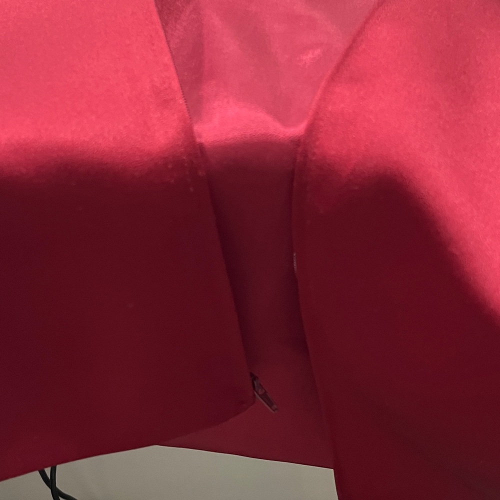 Vie by Victoria Royal Chic Burgundy Reversible Satin Blouse VTG USA RARE SZ 16 - Picture 9 of 15